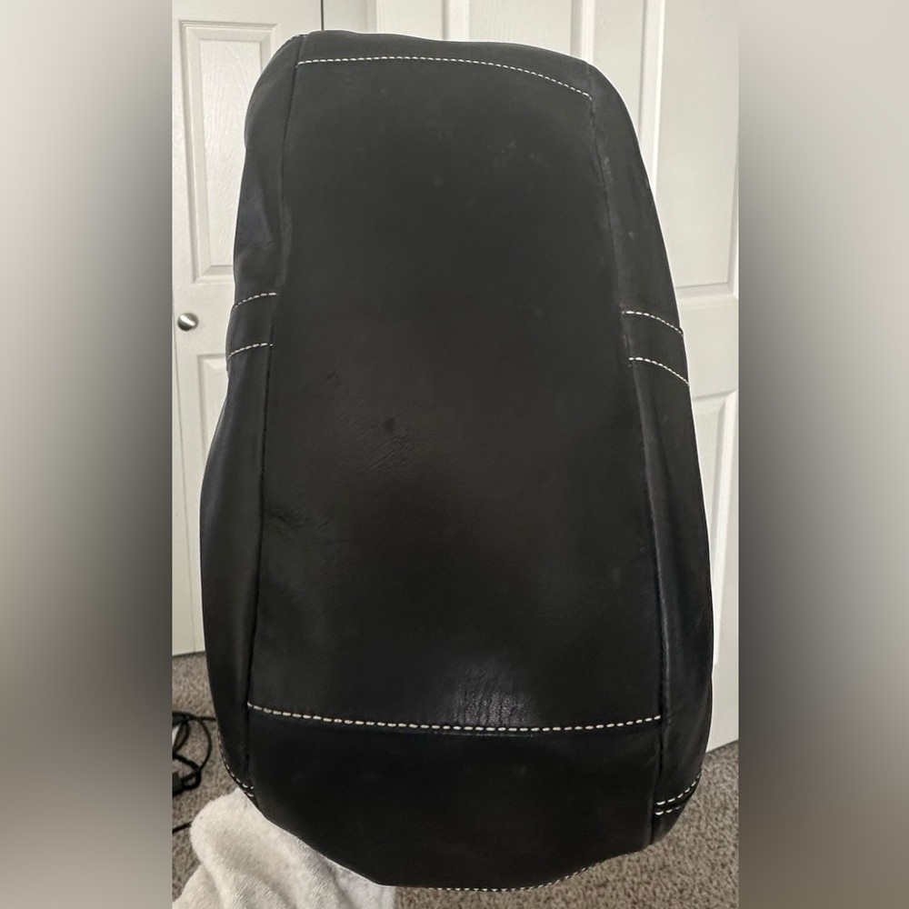 Vintage Coach Legacy XL Ergo Tote Black Leather Bag 10744 - Picture 7 of 7